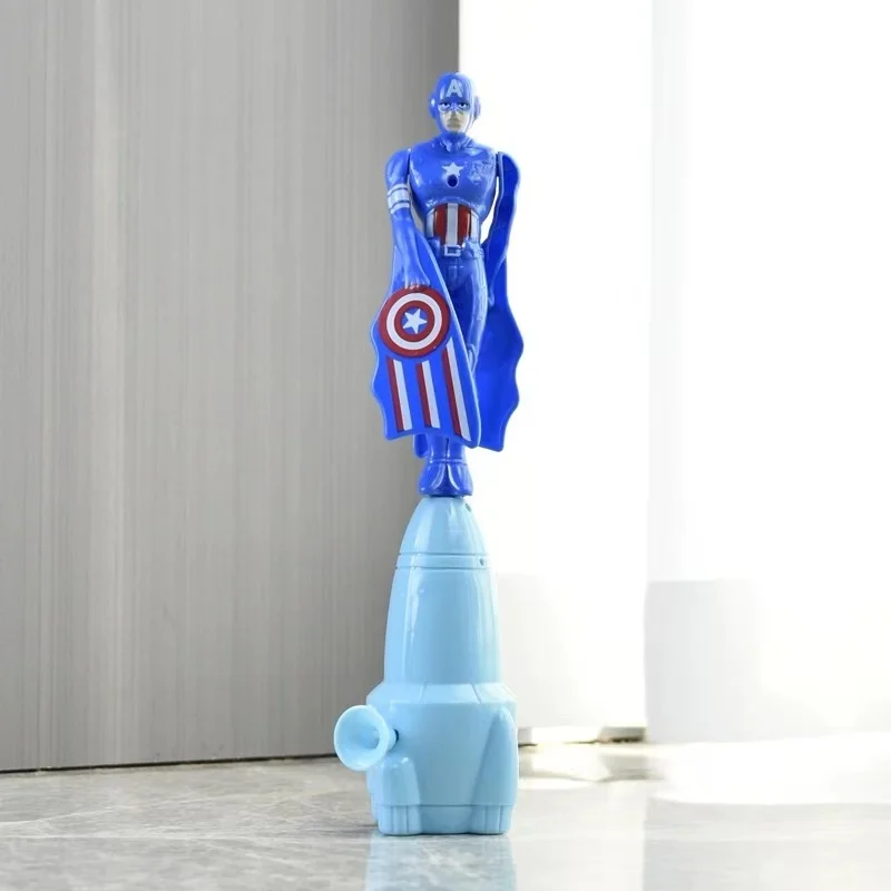 อะนิเมะ Spiderman ไม้ไผ่ Dragonfly Flying ของเล่น Iron Man กัปตันหมุน String ของเล่นของเล่นกลางแจ้งสําหรับของขวัญเด็ก