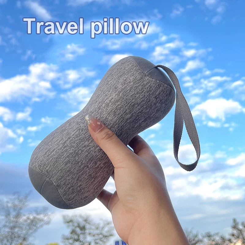 Mini almohada para el cuello, almohada portátil en forma de U, almohada para dormir en la espalda de viaje para adultos, almohada de oficina, almohada para dormir con soporte para el cuello