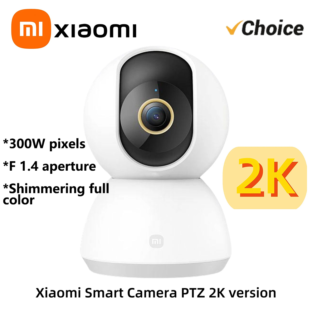 Xiaomi cámara inteligente 2K 1296P HD 360 ángulo interior Monitor de seguridad para bebés WIFI cámara web nocturna cámara de vídeo IP Mi Smart Home-CN
