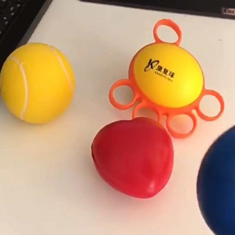 Bola exercitadora de aperto de mão de 7cm para treinamento físico, 1 peça, brinquedo de fortalecimento de dedos para massagem e fortalecimento de pulso