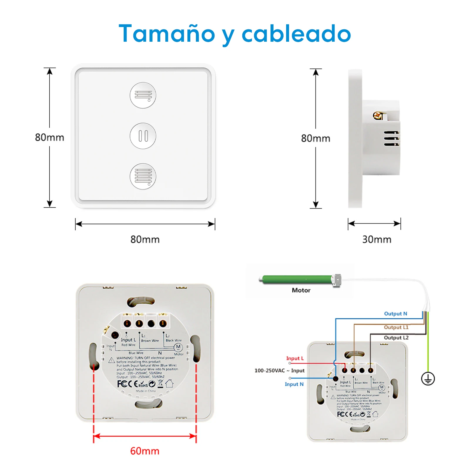 LoraTap Tuya Smart Life ZigBee 3,0 persianas enrollables interruptor de escena control remoto Google Alexa Echo asistente de hogar