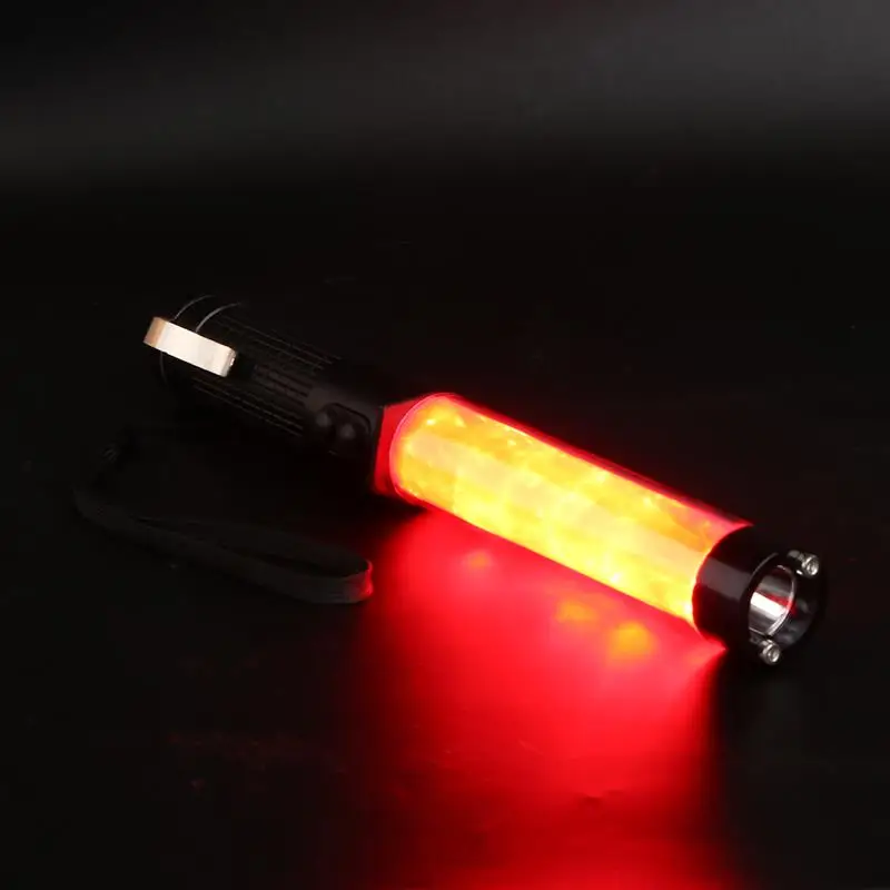 1 Traffic Control Wand Led Light Wand Emergency Traffic Led Flashing Stick 29cm Without