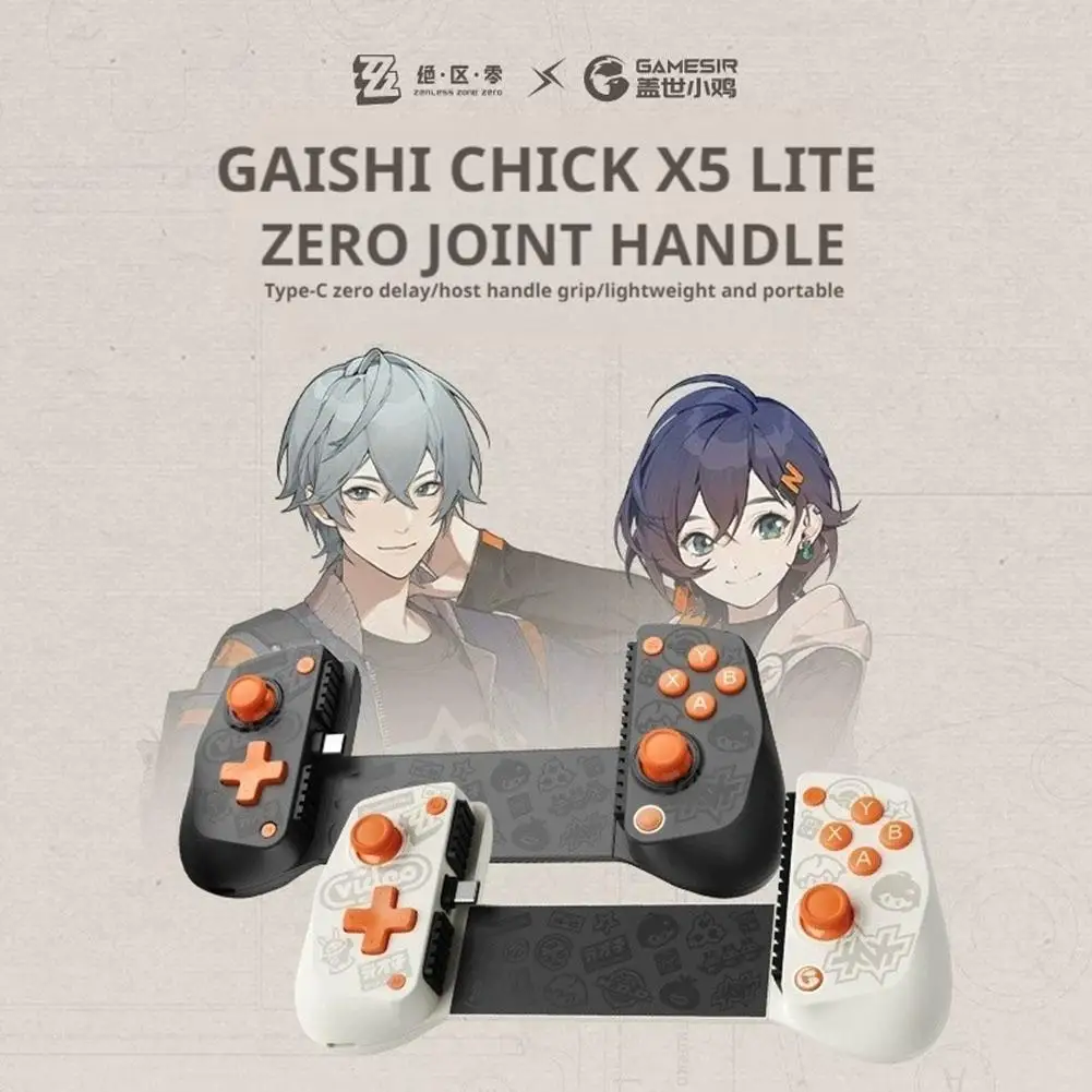 1 Juego GameSir Furious Chick X5lite Stretch Gamepad IOS Android tipo C juego móvil mango elástico controlador de juego