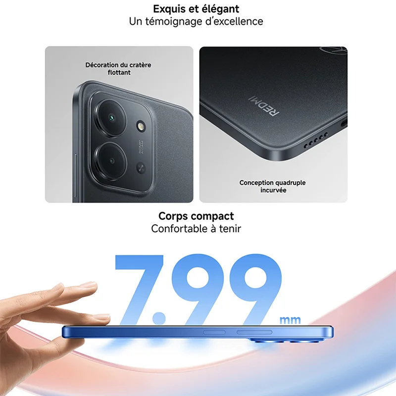 Xiaomi Redmi 15C versión Global Smartphone 50MP cámara principal 120Hz 6,9 "pantalla Dot Drop 33W carga MediaTek Helio G81-Ultra