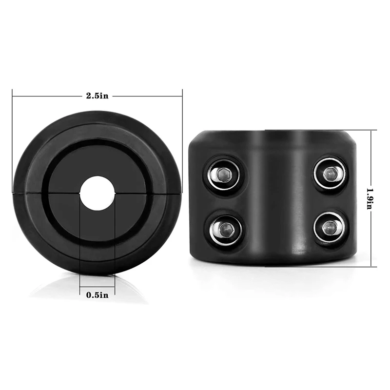 Accessoires voor automodificatie Lierhaakstopper Kabelbeschermer Rubberen plug voor terreinwagens