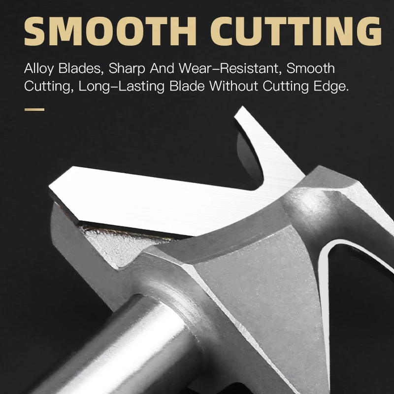 HUHAO 1/2 นิ้ว 1/4 นิ้ว Shank Arc ดัดแบบบูรณาการเครื่องตัดไม้ R10 R18 R30 Router Bits สําหรับงานไม้เครื่องตัด