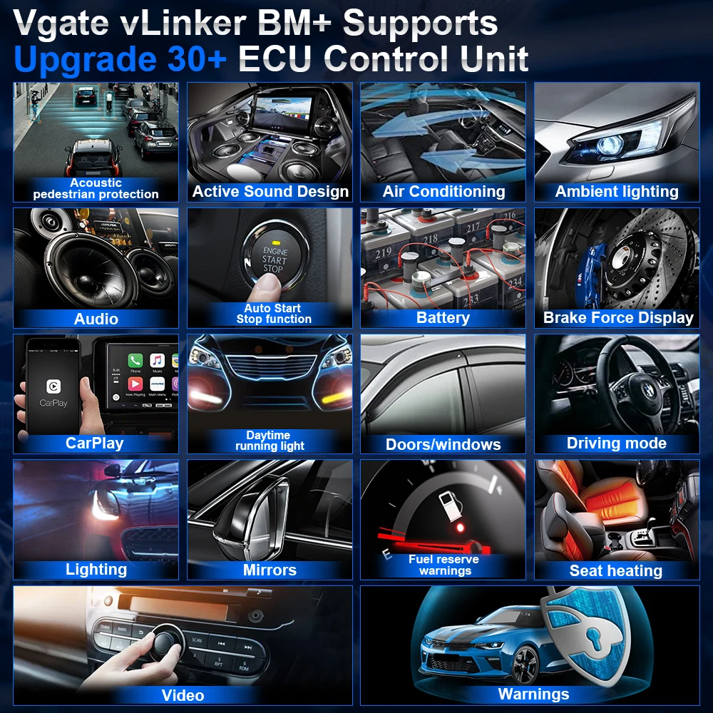 Vgate vLinker BM + ELM327 Für BMW BimmerCode BimmerLink Auto Code Reader Diagnose Werkzeug Auto Scanner ELM327 OBD2 Bluetooth 4,0