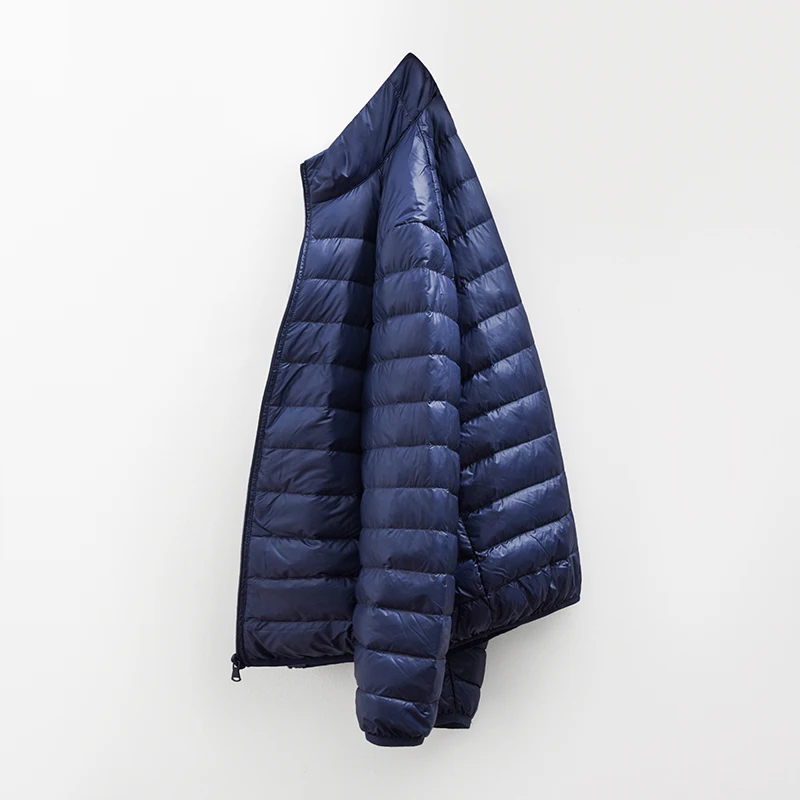 2023 homens casaco de inverno moda com capuz pato branco para baixo jaquetas plus size ultraleve para baixo casaco portátil fino para baixo parkas