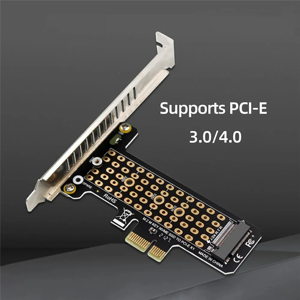 M.2 NVME B&M Key To PCIe 4.0/3.0 X1 x1 X4 x8 x16 интерфейс Адаптерная карта Материнская плата ПК Для 2230 2242 2260 2280 SSD жесткий диск