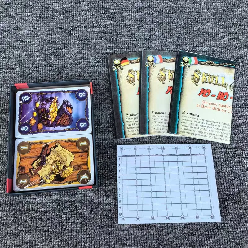 New English version Skull King Ultimate pirate game Hide your Kingdom creator card board game