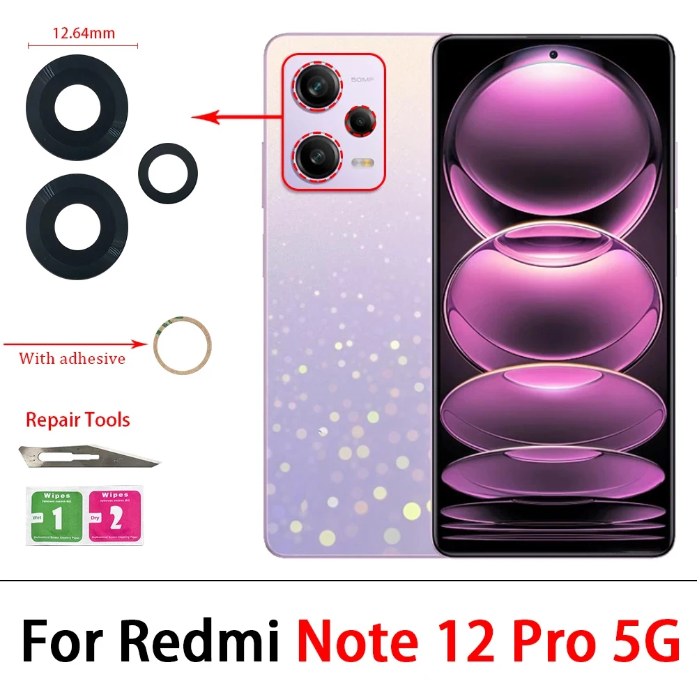 Ban Đầu Mới Cho Redmi Note 9 Pro Camera Kính Cường Lực Có Keo Redmi Note 11 7 8 8T 9S 9 10 Pro Max Kính Camera Với Dụng Cụ Sửa Chữa