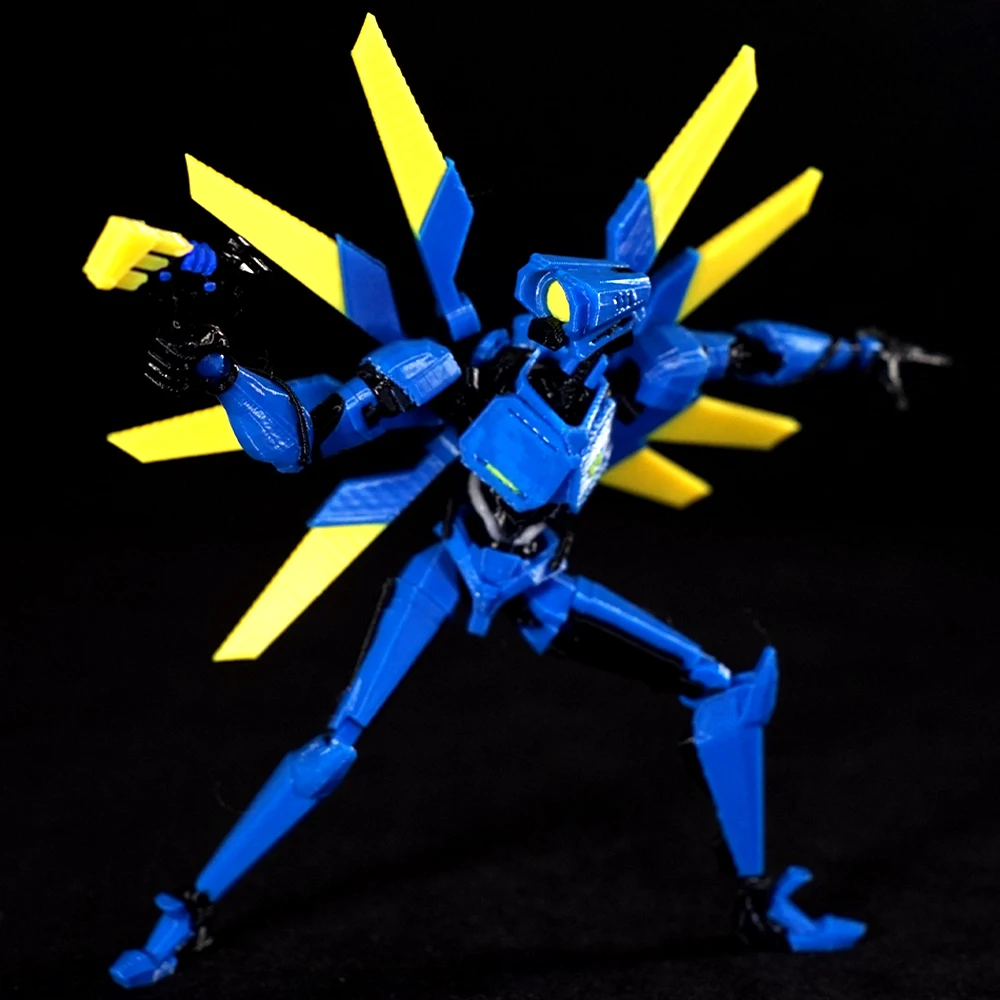 Maniquí con estampado 3D, 13 Ultrakill V1, juguetes de la serie, figuras de acción, Robot Shapeshift móvil multiarticulado, regalos para niños
