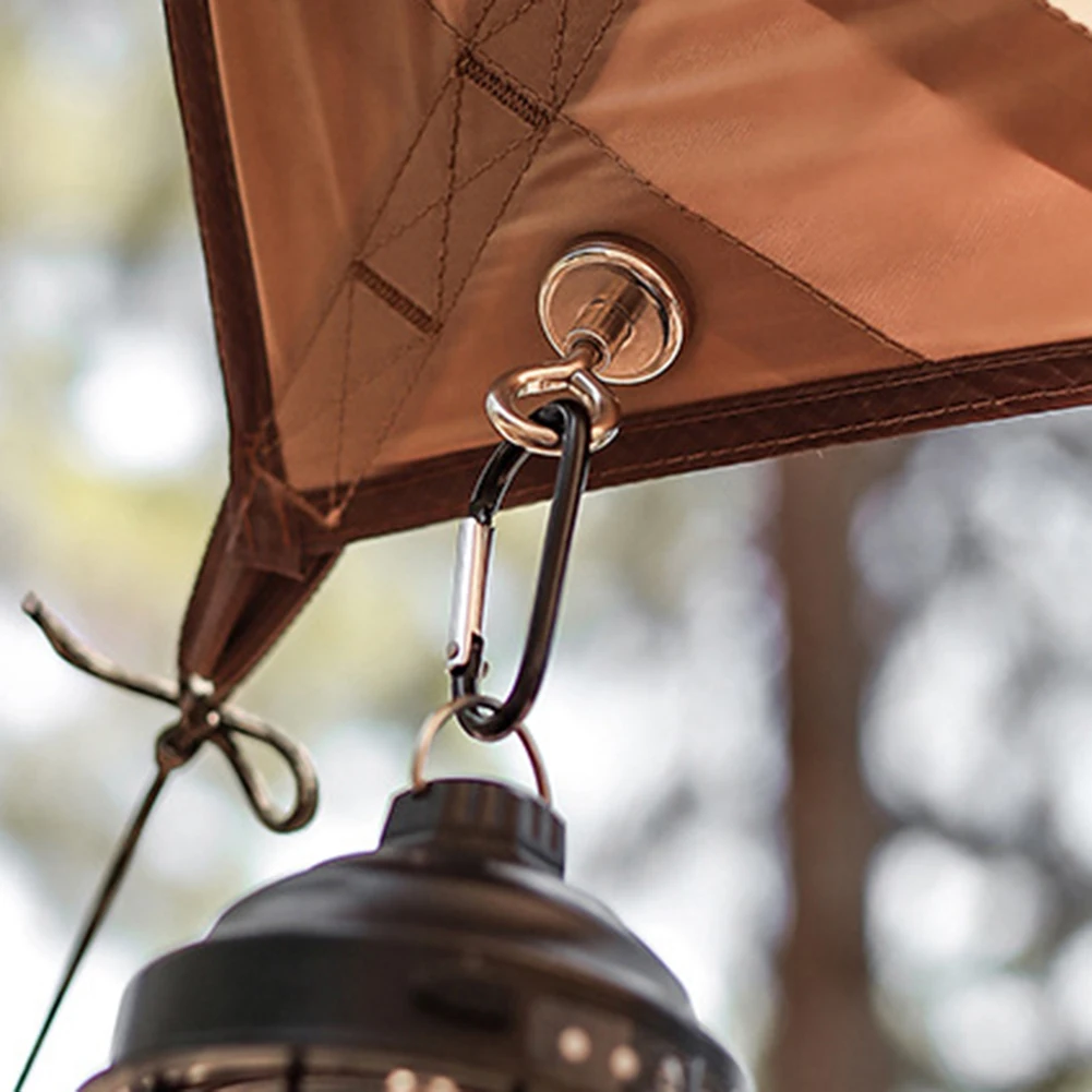 1-30Pcs Camping Magnetic Hooks Heavy Duty Separable Outdoor Tent Canopy Carabiner Clip Magnet Hanger Camping Tools Accessories