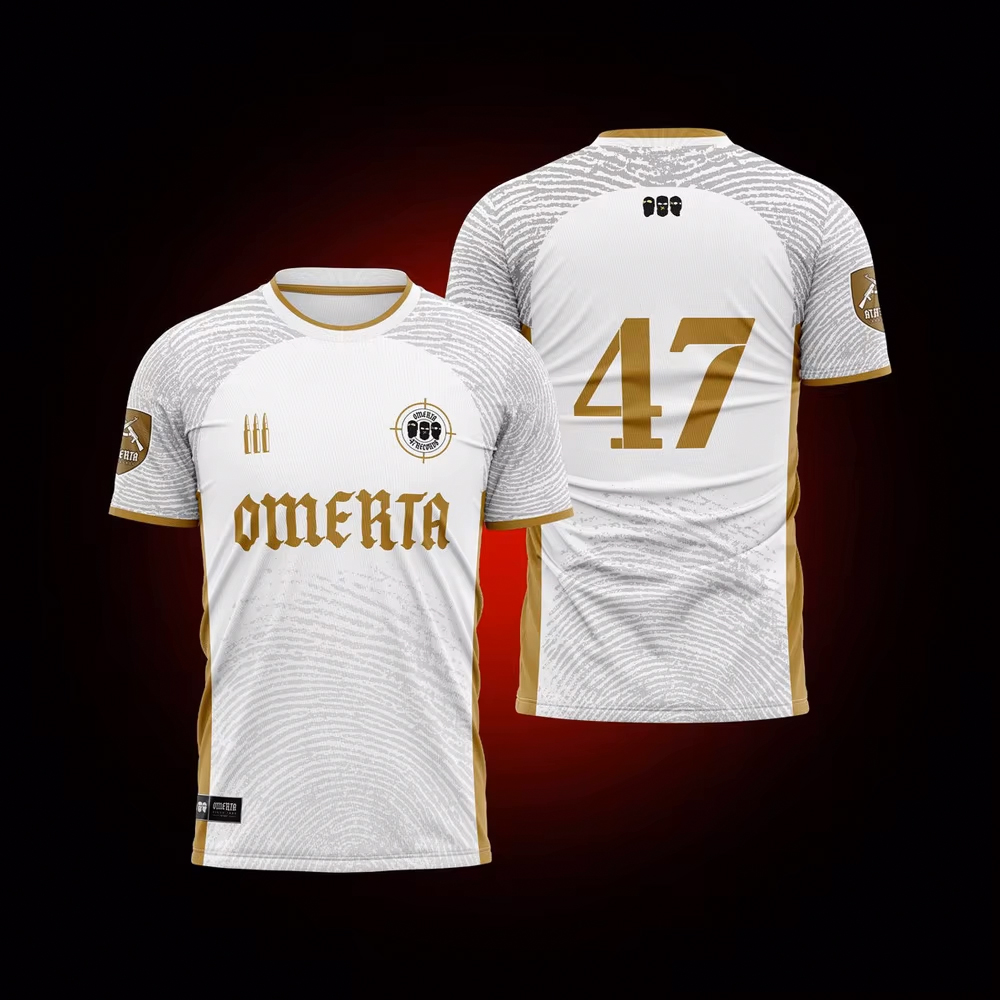 Omerta 47 Jersey Boxing Uniforms Summer Outdoor Sports Quick-drying Breathable T-shirt Maillot Men And Women Hip-hop Streetwear
