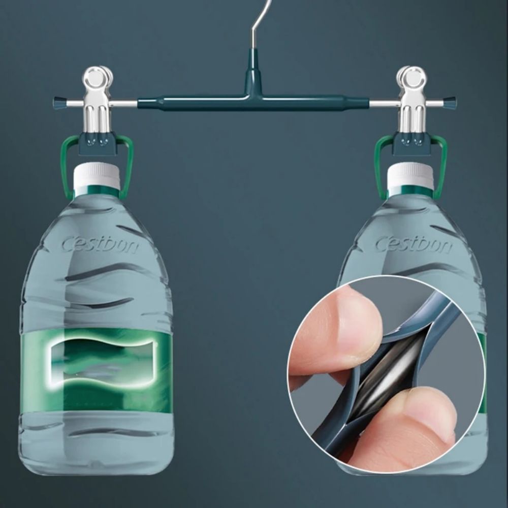 5 pçs clipe de rack de aço inoxidável calças guarda-roupa clipe antiderrapante varal calças braçadeira cabide para saia