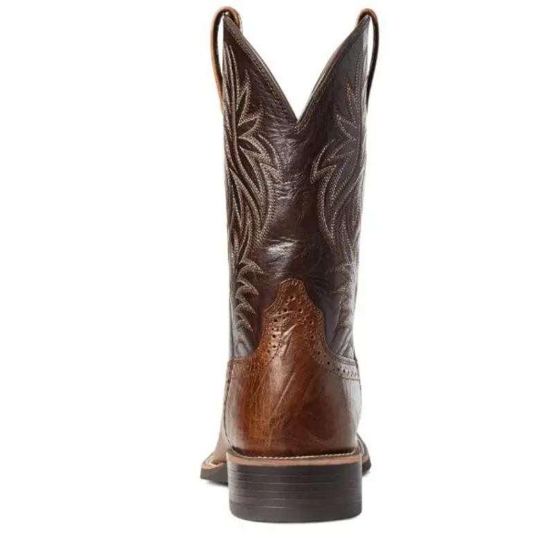 Männer Hohe Stiefel Stickerei Retro Handgemachte Herren Stiefel Western Cowboy Boot Spitz Stiefel Hand Nähen Outdoor männer Schuhe