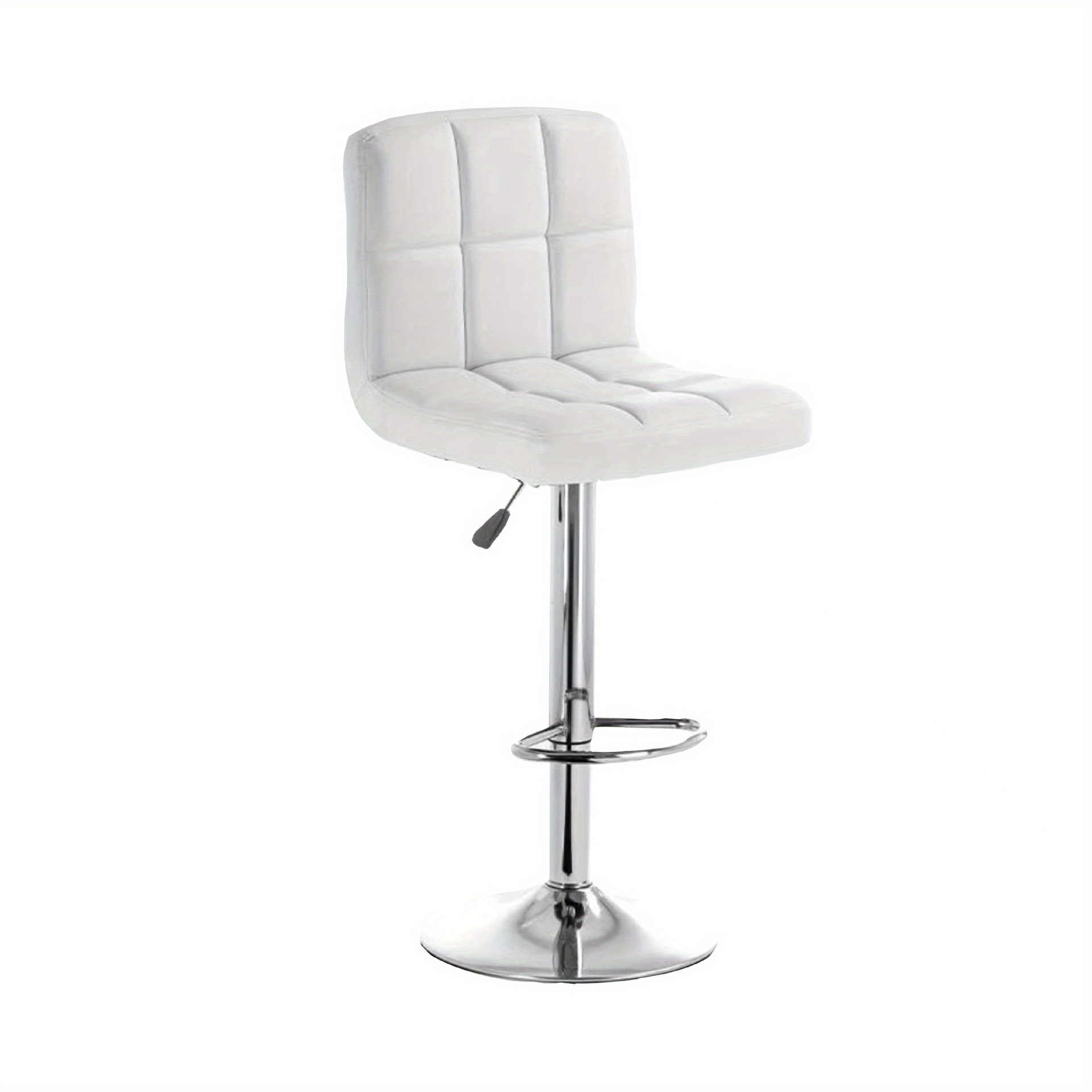 Taburetes de bar giratorios premium: cómodos cuero PU, altura de mostrador, diseño moderno, ajustables y ergonómicos: duraderos, estables
