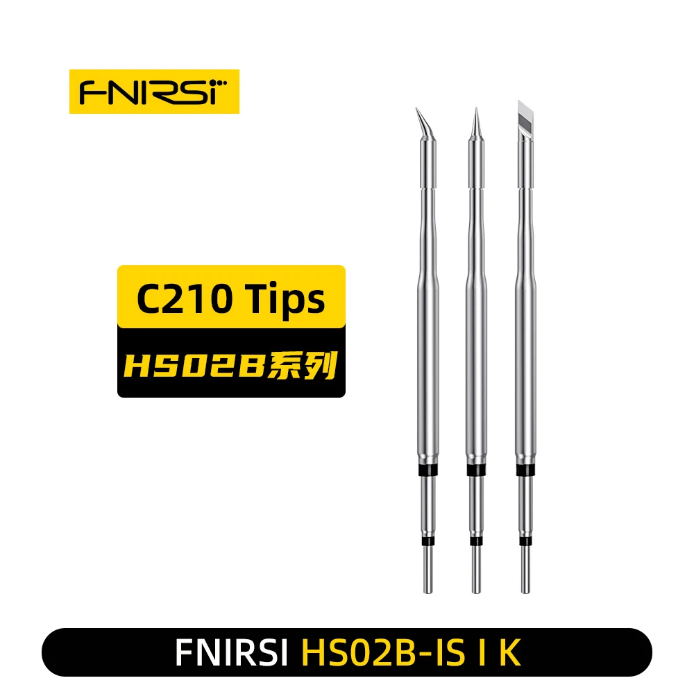 FNIRSI HS02 Series Replace Tip for DWS-200 Soldering Station Accessories HS-02A T245 Welding Tools HS02B C210 Tips