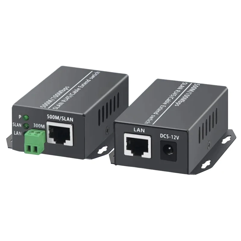 Ethernet über Twisted Pair Konverter – Ethernet Extender über Twisted Line Telefonkabelleitung, RJ45 LAN Network Booster