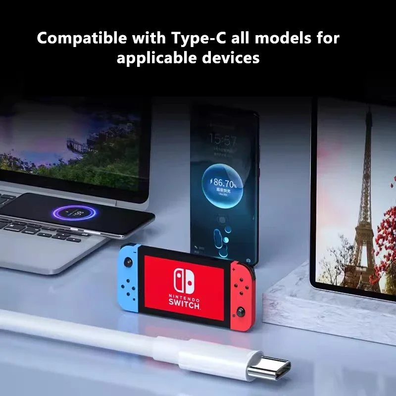 PD 100W USB C a USB tipo C Cable de datos de carga rápida para Huawei Samsung Xiaomi Macbook iPad línea de datos tipo C a tipo C