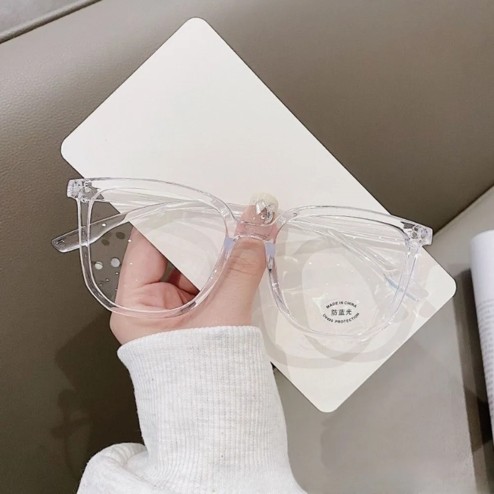 แว่นตาป้องกันรังสีสําหรับผู้ชายและผู้หญิง Simple Square Anti-Blue TRANSITION แว่นตา