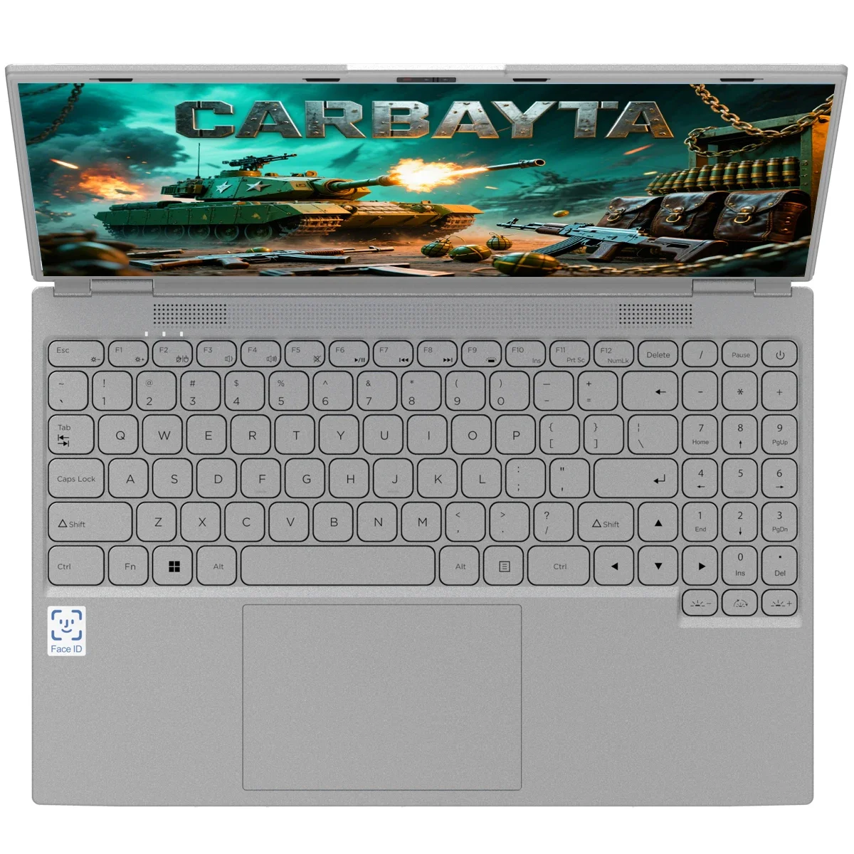 Face ID Intel Notebook N5095/N95 Graphics UHD 16" Laptop 16GB 32GB RAM Max 4TB ROM Windows 11 Wifi 5 BT RGB Keyboard