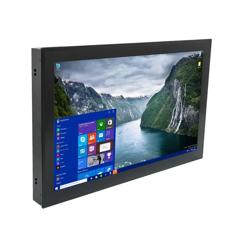 18.5 Inch Industrial Rugged Pc Do Painel Touch Screen Ip66 1000 Nits High Brightness Industrial All In One Panel Pc