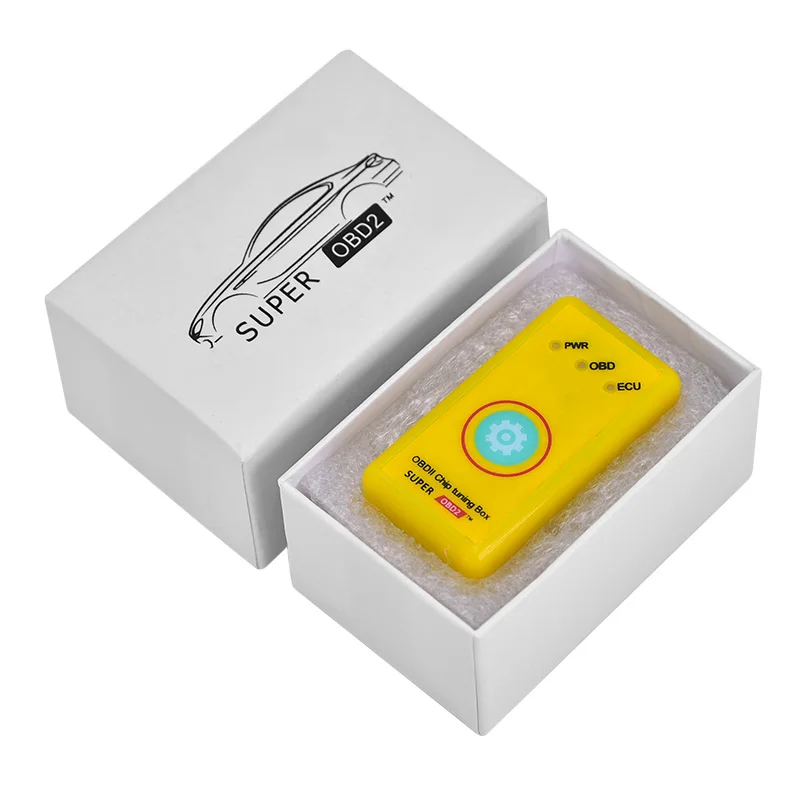 2023 Super OBD2 ECU Chip Tuning Box Tool Superobd2 Reset Button Save Fuel ECOOBD Nitro OBD 2 For Diesel/Benzine OBDII Interface