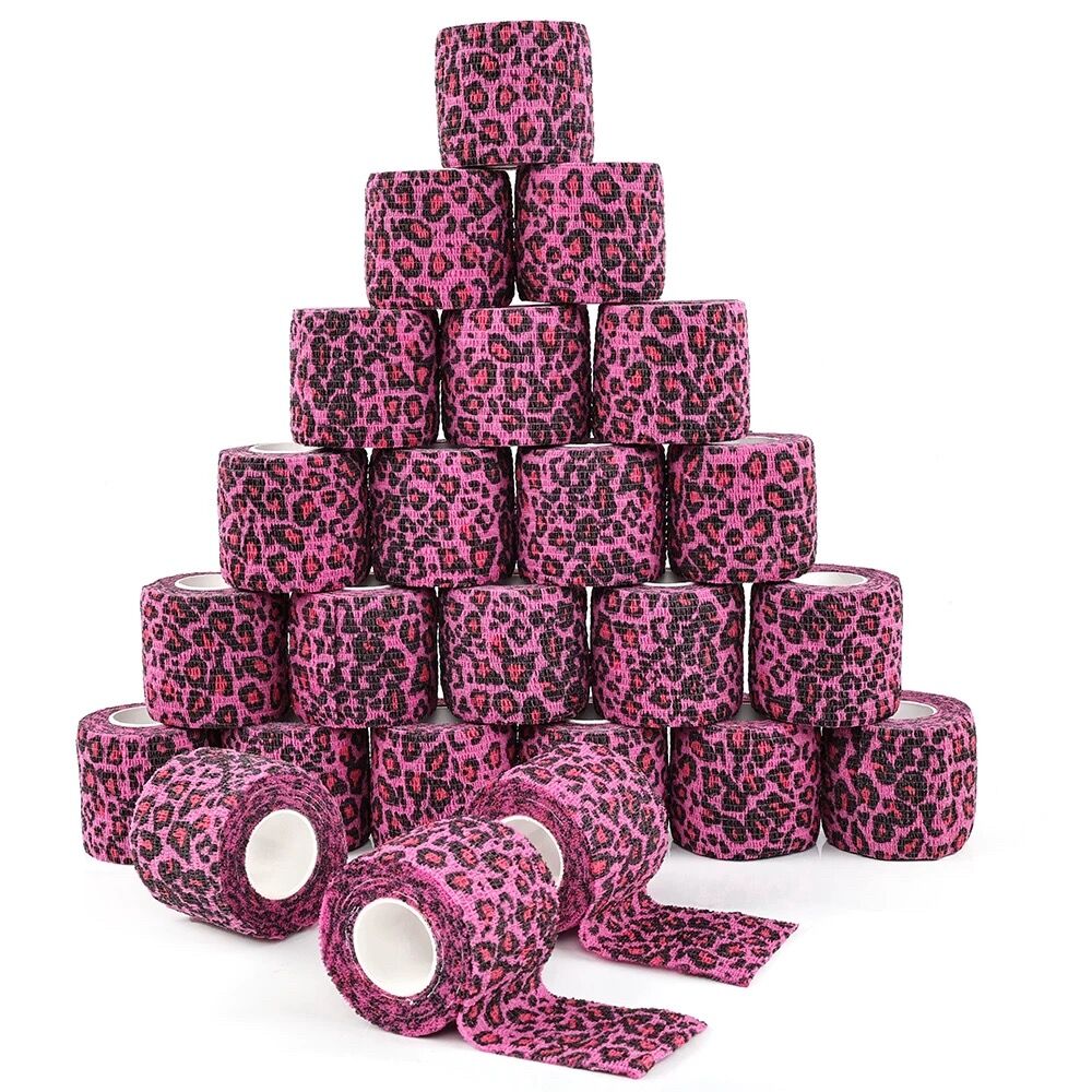 Vendaje de agarre para tatuaje, cintas elásticas, envolturas de cubierta, vendaje autoadhesivo, cinta no tejida impermeable, accesorios para tatuaje, 12/6/3/1 Uds.