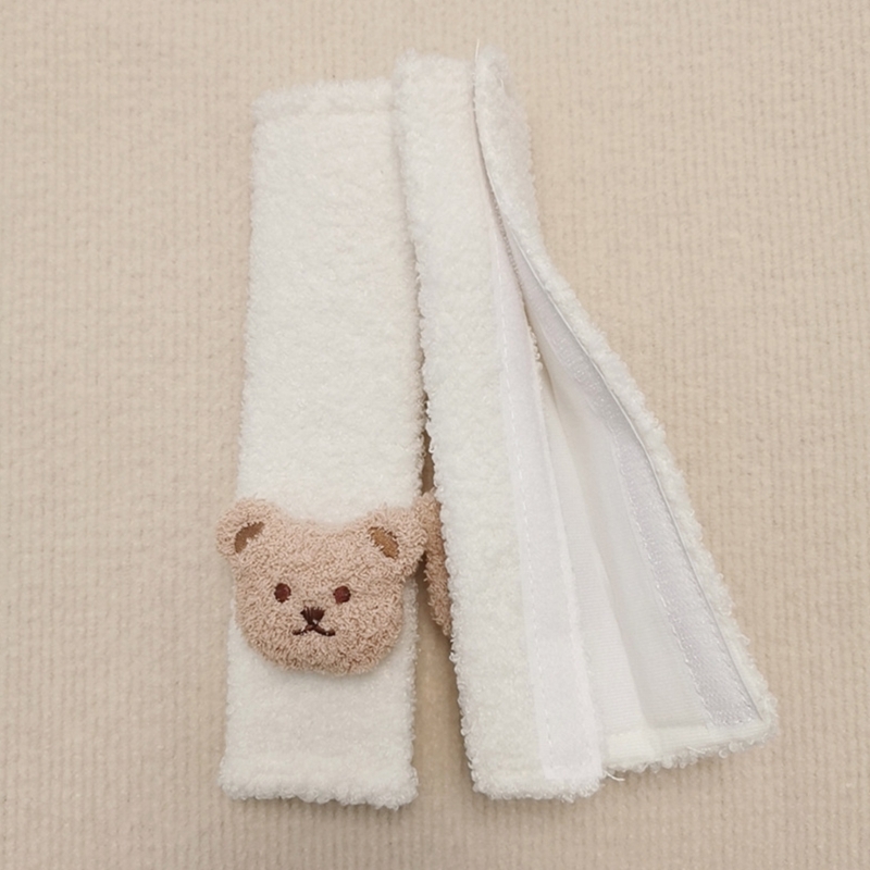 F1CB รถความปลอดภัยที่นั่งเข็มขัดเบาะรถเข็นเด็กที่นั่งเข็มขัด Pad สายคล้องไหล่ Pad