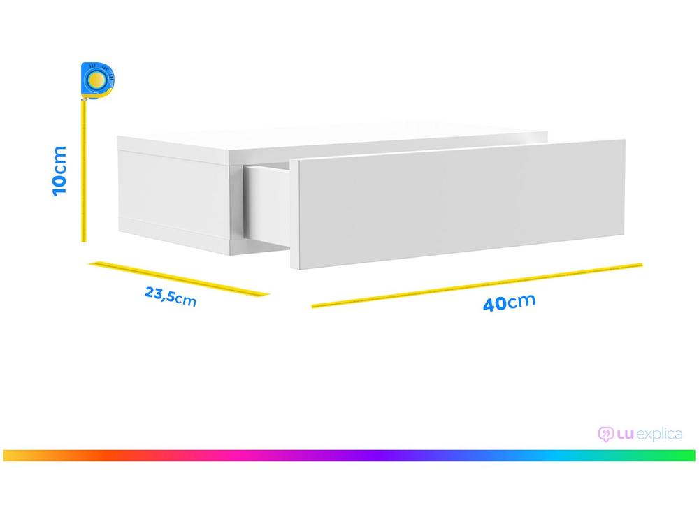 Gaveteiro para Quarto Multivisão Decore FLY-BR
