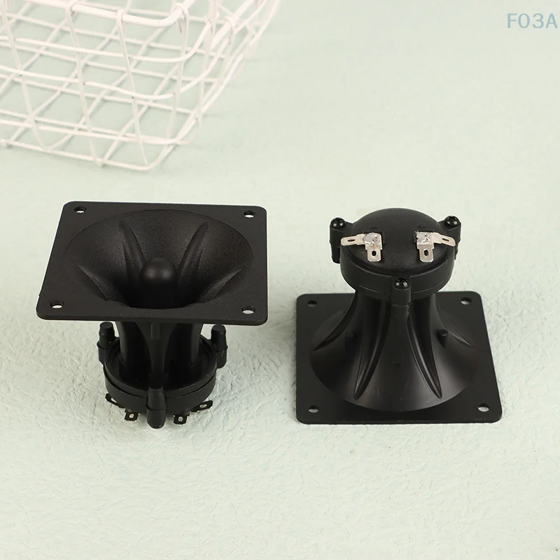 2Pcs Tweeters 85MM Piezoelectric Tweeter Loudspeaker Ceramic Buzzer Treble Square Audio Speaker