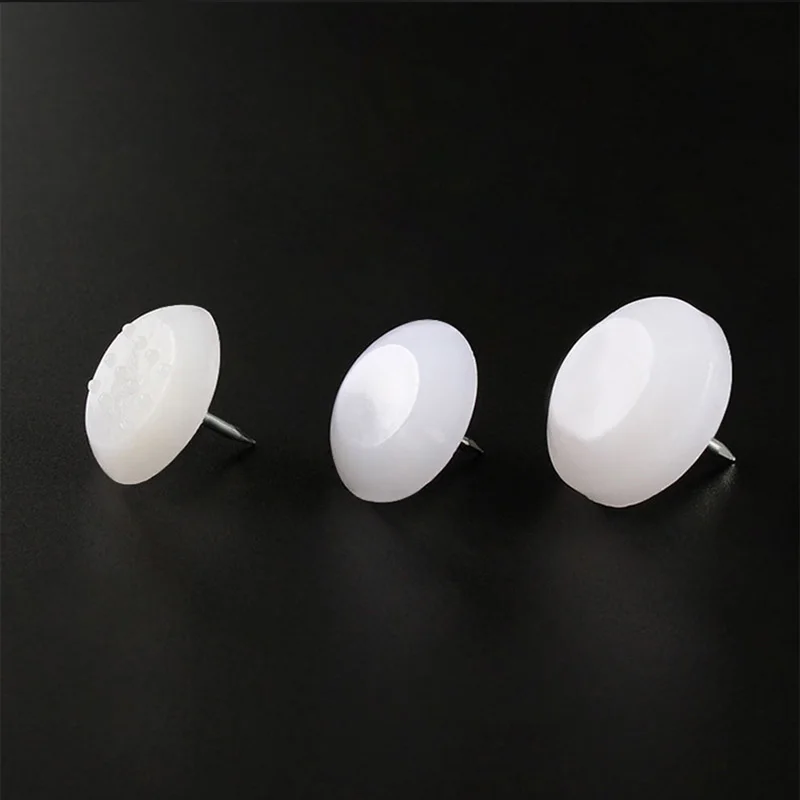 10 ชิ้นเฟอร์นิเจอร์ฟุต Glide เล็บสกรูรอบเก้าอี้ขาโต๊ะป้องกันพลาสติก