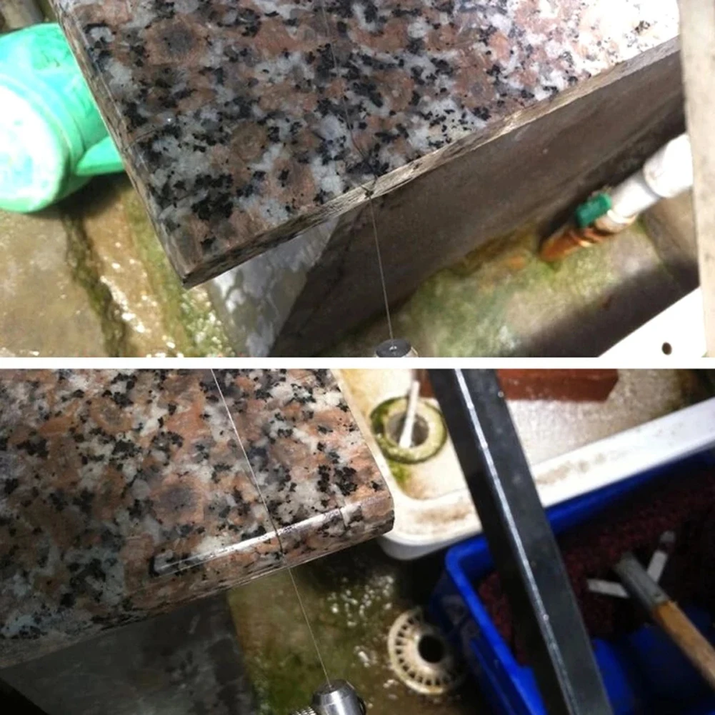 Fio de corte de diamante superfino, 1m, ferramenta diy, lâminas de serra, jade, metal, mármore, pedra de granito, vidro, madeira, joias, cortador de serra de fio