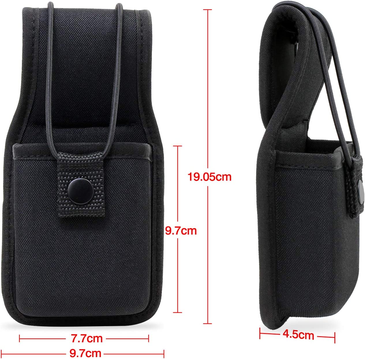 Nylon Walkie Talkie Pouch Holder Holster Universal Wireless Communication Radio Bag Storage for Motorola Contact Device Case