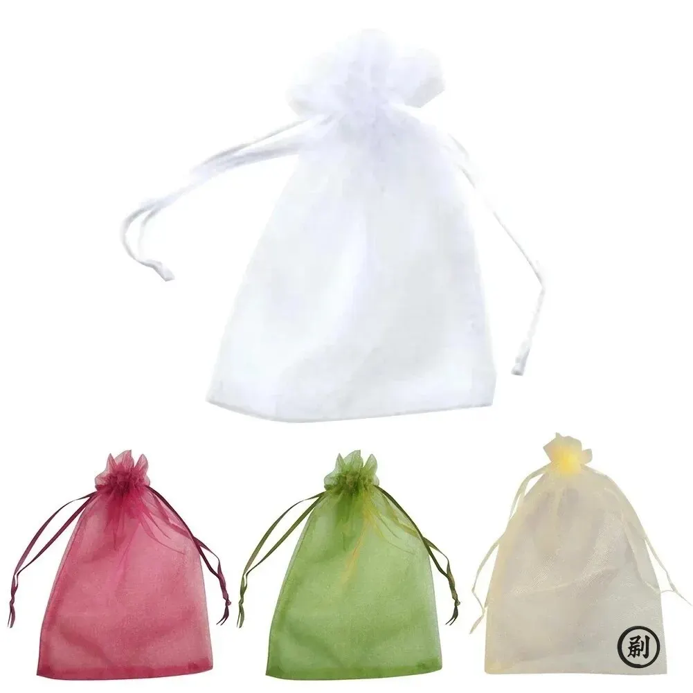 50pcs Fruit Protection Bags Anti-Bird Garden Netting Bags Strawberry Grapes Mesh Bag Plante Vegetable Netting Cover Garden Tool