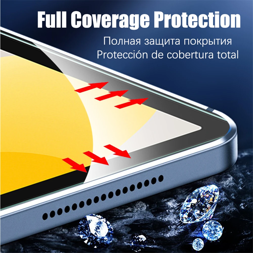 2 piezas de vidrio templado para Xiaomi Redmi Pad Se Protector de pantalla para Redmi Pad Se Accesorios