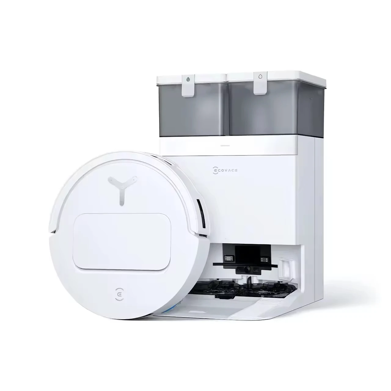 Robô de limpeza de piso RC Global ECOVACS T50 PRO com sucção universal de 15800Pa, integrando varrendo, esfregando, limpeza