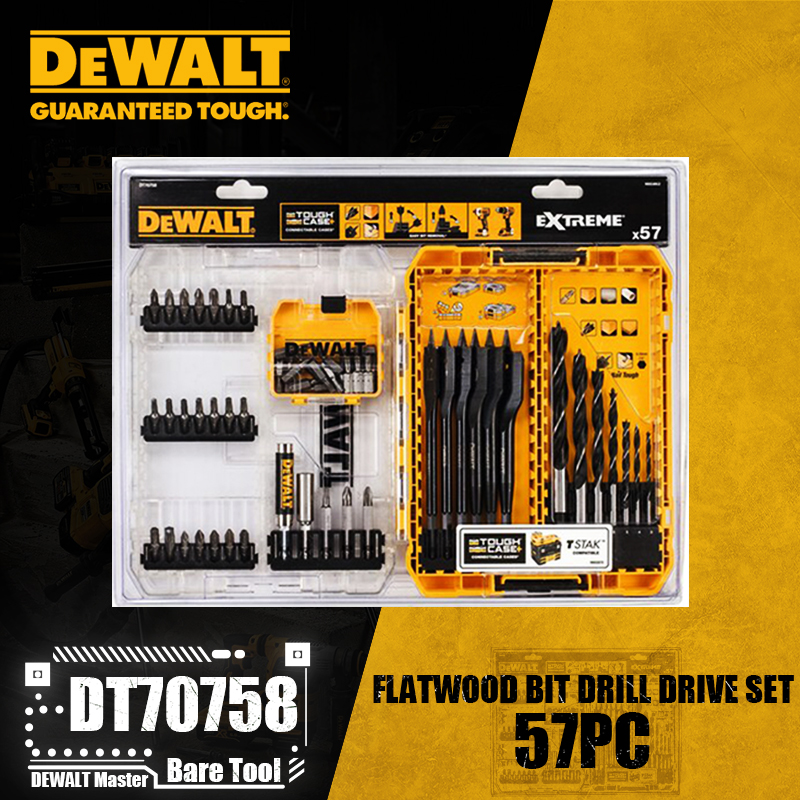 DEWALT-Drill Drive Screwdriving Bit Set, Acessórios para ferramentas elétricas, DWANGFT100Set, DT71563, DT70758, DT70705, DT70732T, DT70730T, DT70702