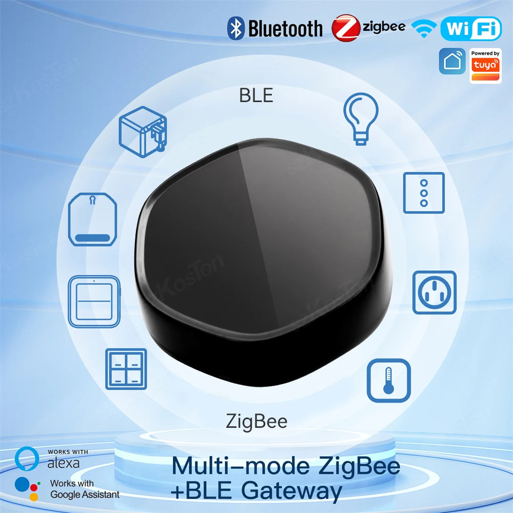 Tuya Smart Leben Zigbee 3,0 Multi-Modus Gateway Hub Ble Mesh WiFi IR Drahtlose Fernbedienung Stimme für Alexa Google smart Home