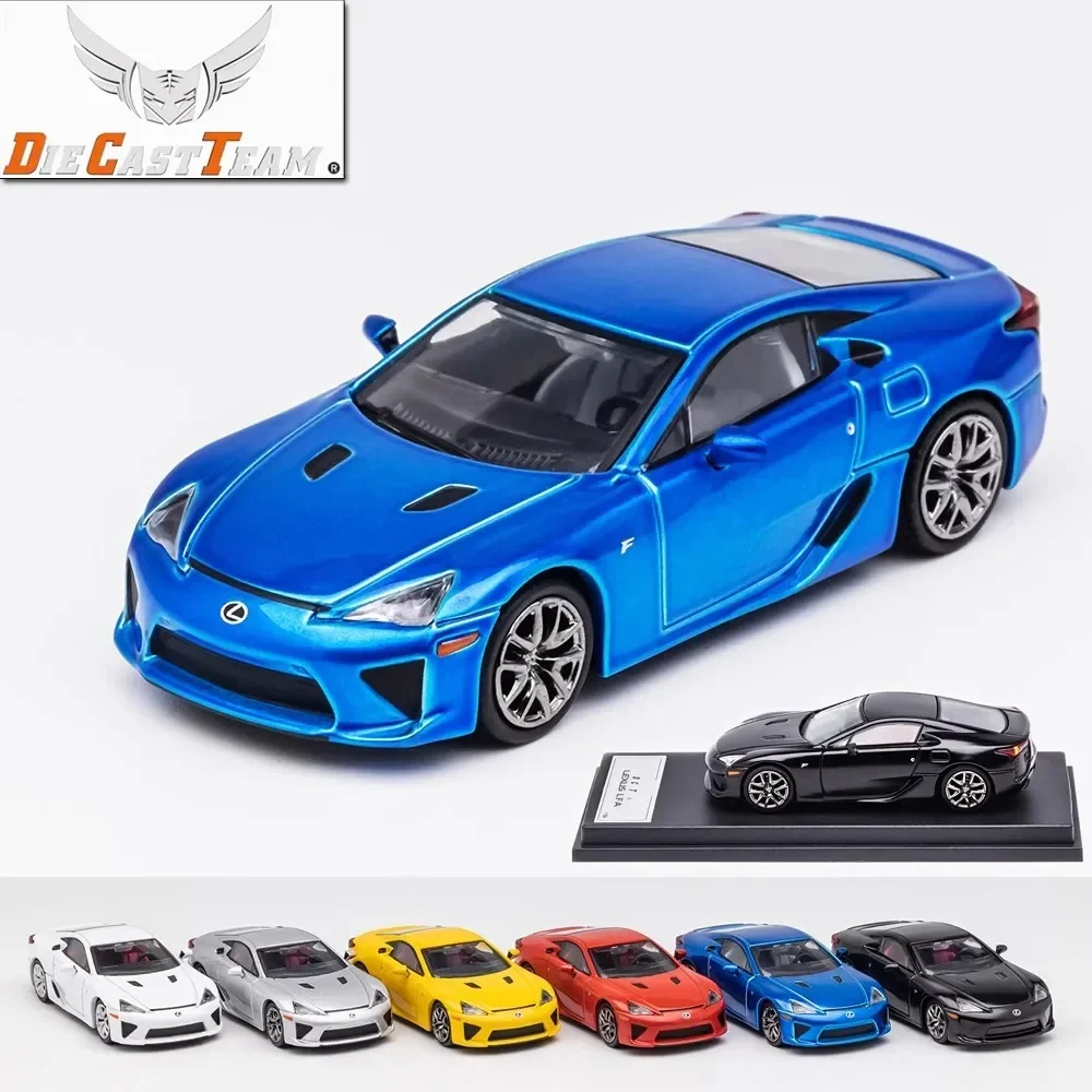 DCT 1/64 Lexus LFA coche deportivo juguetes de aleación vehículo de Motor modelo de Metal fundido a presión juguetes de regalo de Navidad para niños