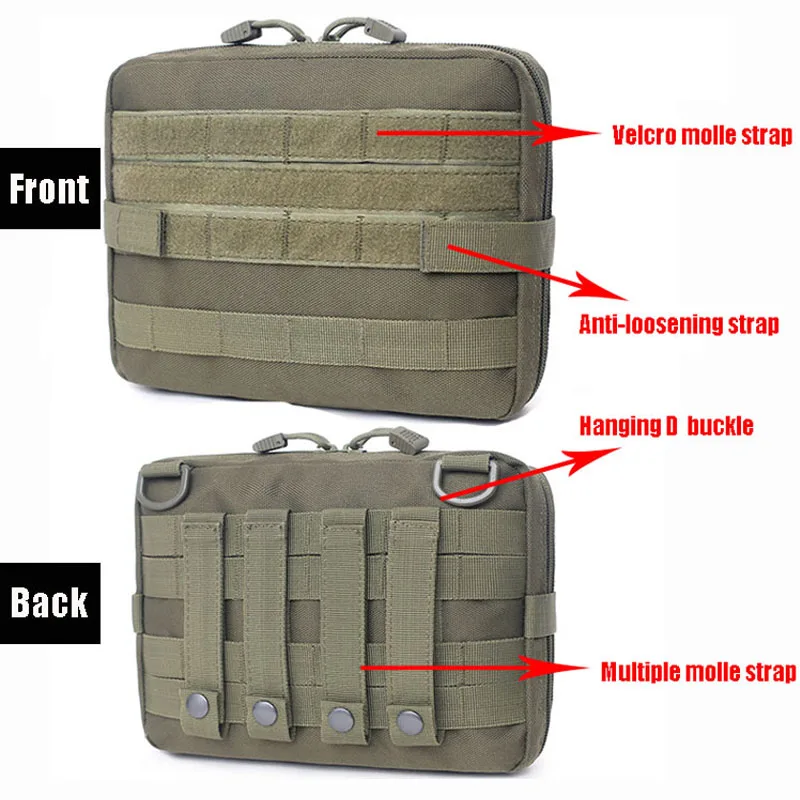 Sac de poche Molle médical EMT, sac d'urgence tactique en plein air, accessoires de Camping et de chasse, Kit multi-outils utilitaires, sac EDC