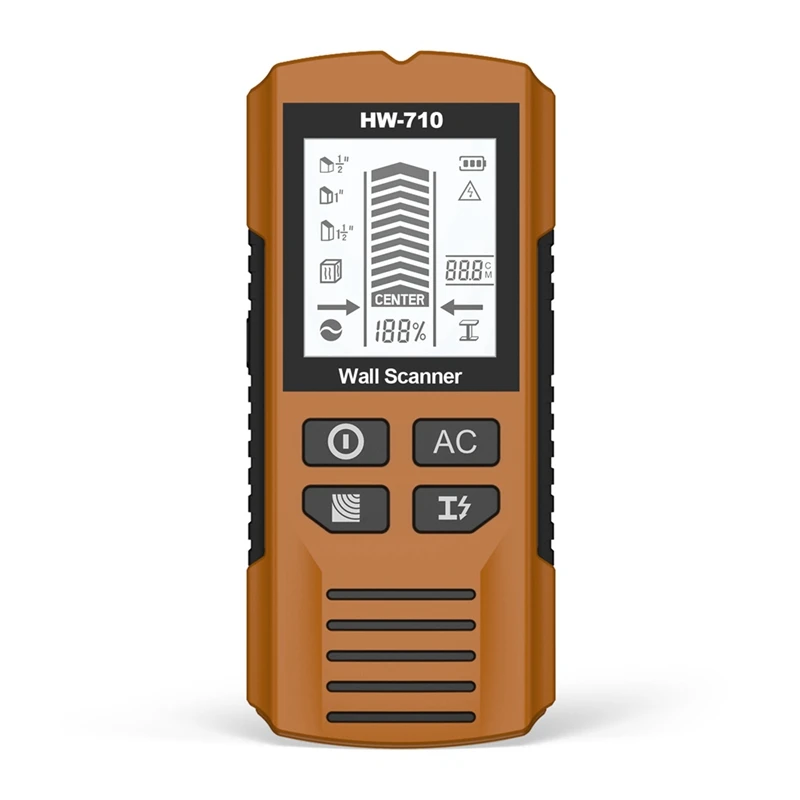 Wall Metal Detector Depth Wall Stud Finder Metal Wood Studs AC Voltage Live Wire Detect Wall Scanner Electric Box Finder