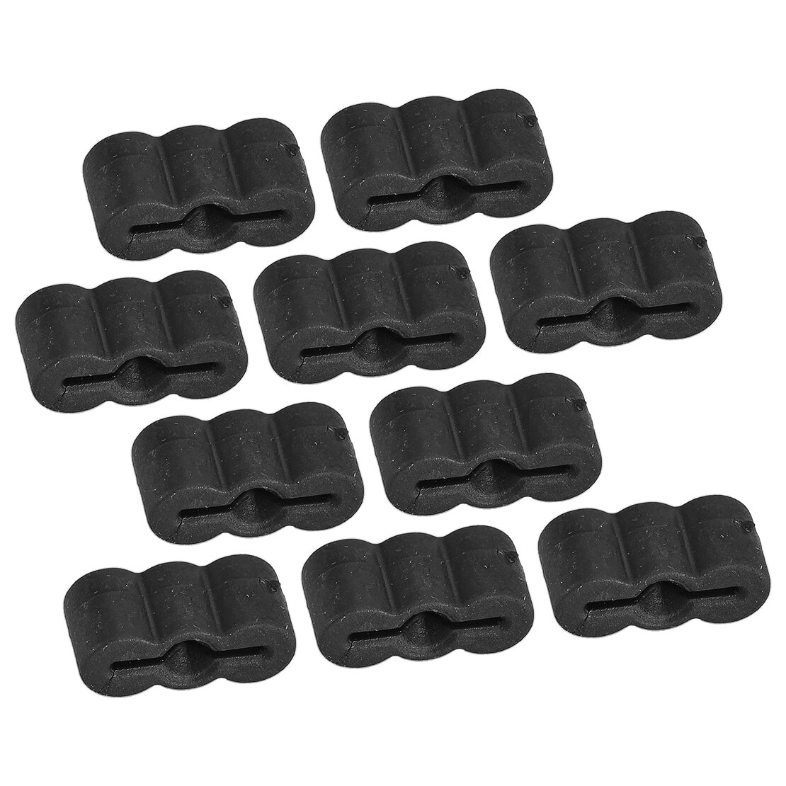 10 шт. резиновая заглушка, черный бампер, подходит для полного выдвижного ящика