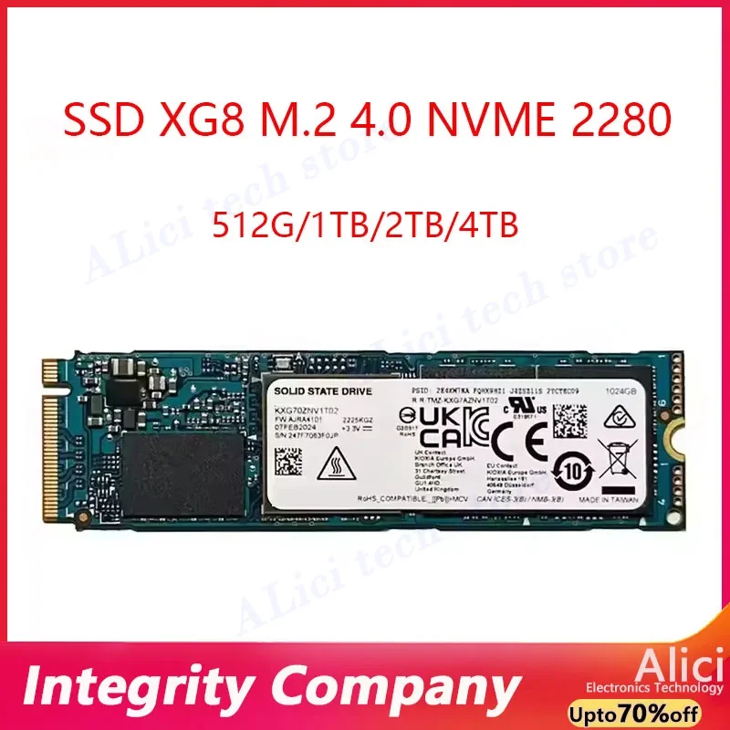 東芝 Kioxia XG7 XG8 512 グラム 1T 2TB 4TB M.2 NVME 2280 ノートブックデスクトップソリッドステートドライブ SSD オリジナル