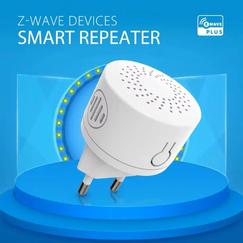 Z-wave repetidor inteligente ue 868.4mhz temperatura detecção de umidade app controle remoto sistema de alarme de automação residencial inteligente casa
