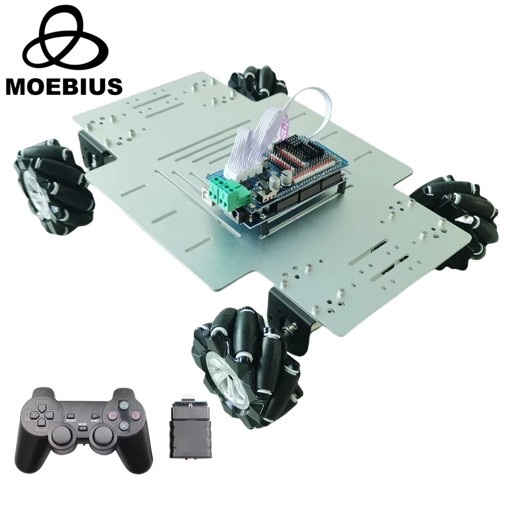 15kg Last 4WD 80mm Mecanum Rad Roboter Auto Chassis Kit mit DC 12V Encoder Motor für Arduino Himbeer Pi DIY Projekt Stiel Spielzeug