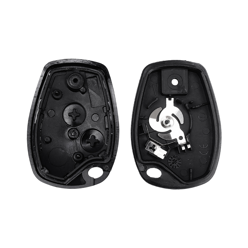 KEYYOU Mà Không Có Lưỡi Dao 2 Nút Xe Vỏ Chìa Khóa Từ Xa Fob Cover Dành Cho Renault Dacia Modus Clio 3 Twingo Kangoo 2