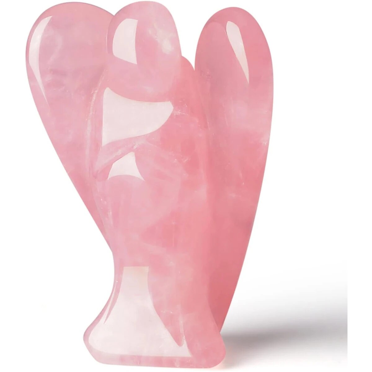 1インチ ミニクリスタル彫刻エンジェルクリスタルギフトホームデコレーション鉱物標本、裸石、ヒーリングストーン