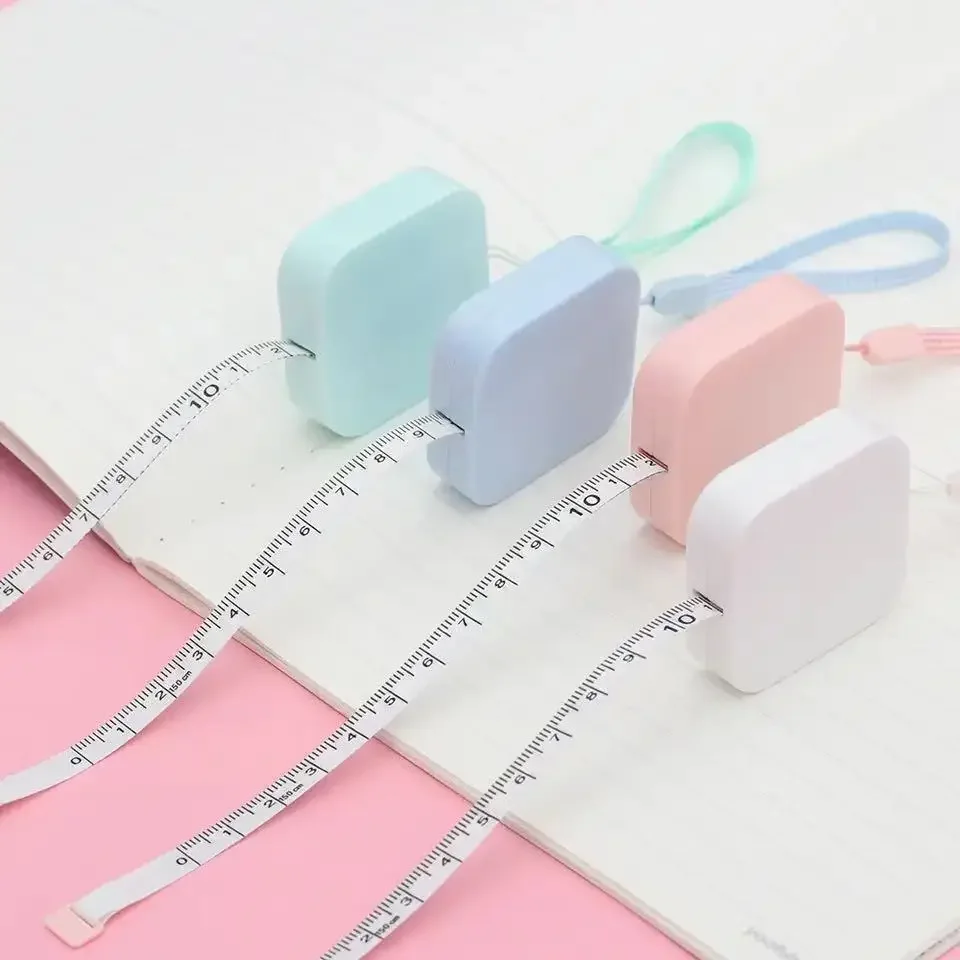 Fita métrica portátil de 1.5m, régua de medição de joias pequenas para perda de peso, medição corporal médica, medida de alfaiate, roupas, cintura